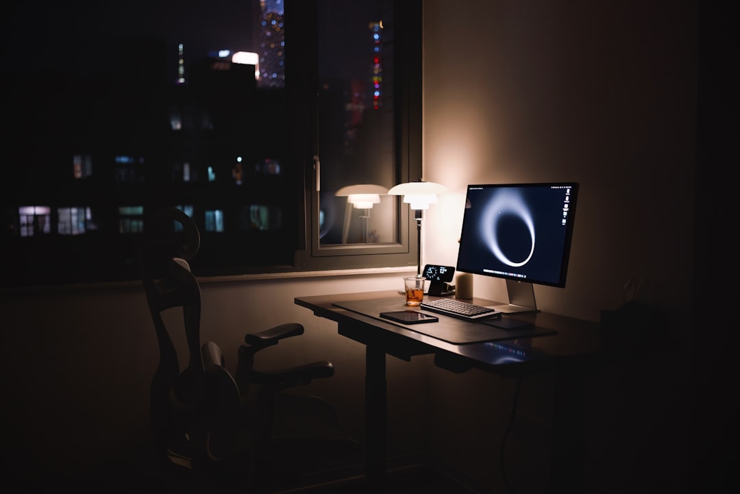 An empty office after hours